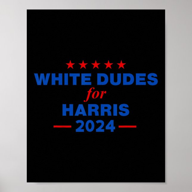 Affiche Dudes Pour Harris 2024 Karens Pour Kamala (Devant)