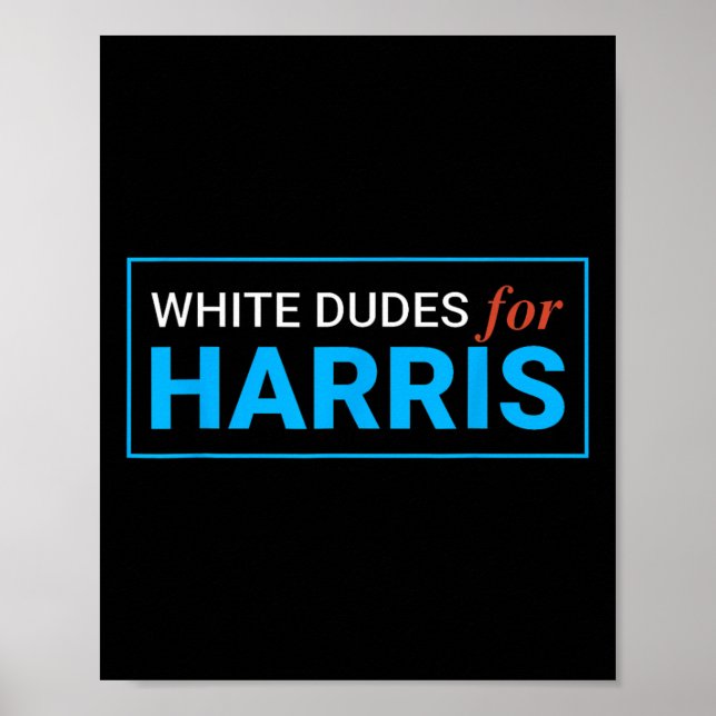 Affiche Dudes Pour Kamala Harris 12 (Devant)