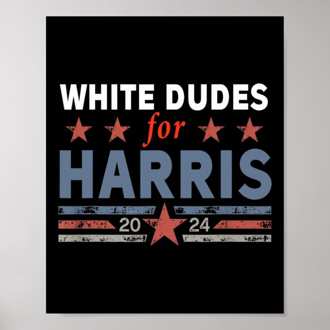 Affiche Dudes pour Kamala Harris 5 (Devant)