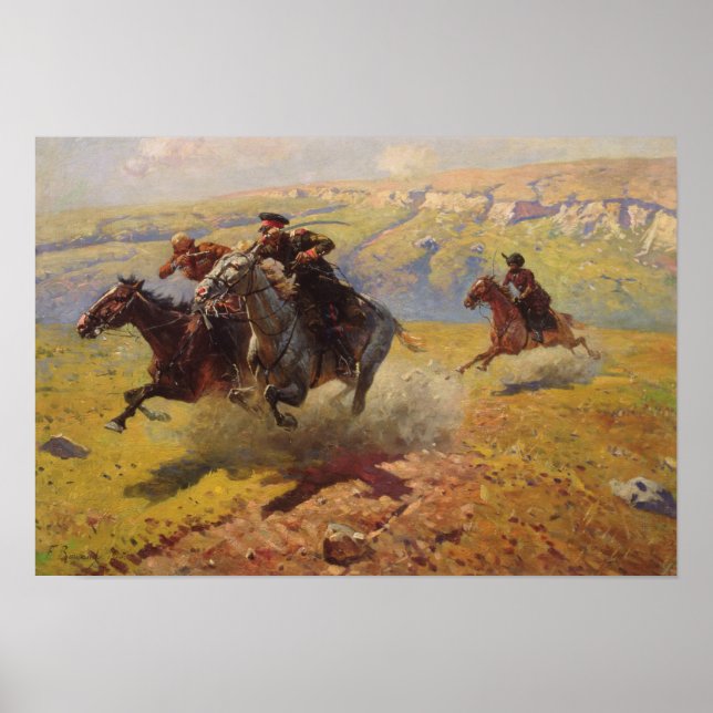 Affiche Duel, 1905 (Devant)