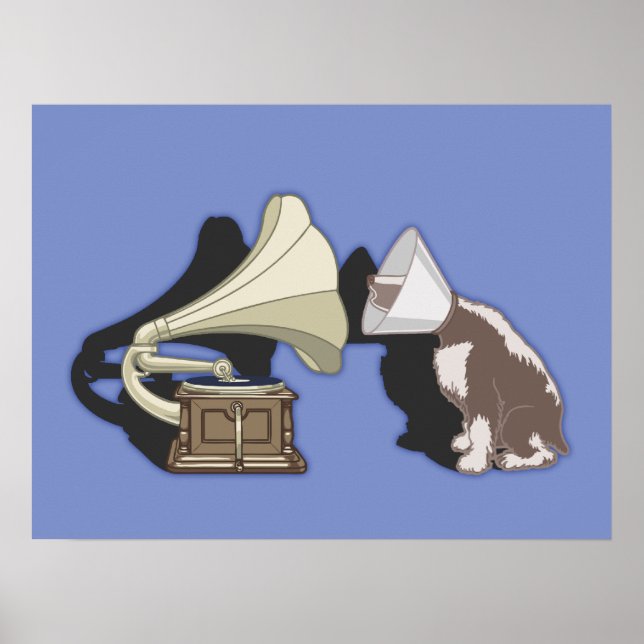 Affiche Duet - Chien & Gramophone (Devant)