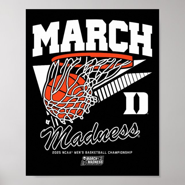 Affiche Duke Sketll - 2025 March Madness Sketll - Ncaa  (Devant)