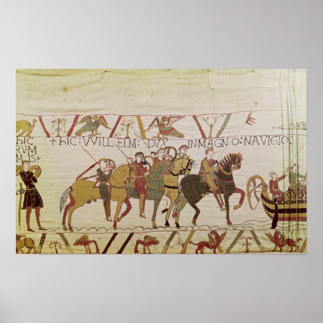 Affiche Duke William se prépare à naviguer jusqu'à Pevense (Devant)