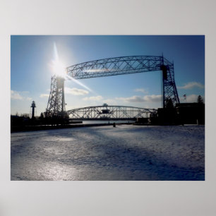 Affiche Duluth Minnesota Lift Brige