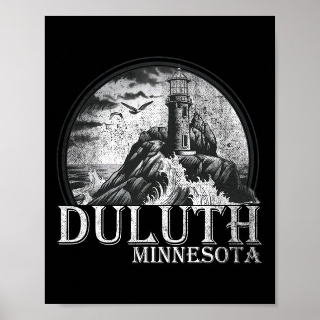 Affiche Duluth Minnesota Mn Extérieur  (Devant)