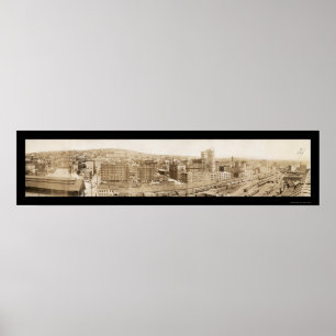 Affiche Duluth, photo 1913 de manganèse
