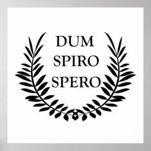 Affiche Dum spiro spero