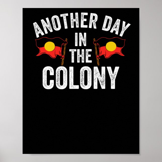 Affiche D'Un Autre Jour Dans La Colonie - Australien (Devant)