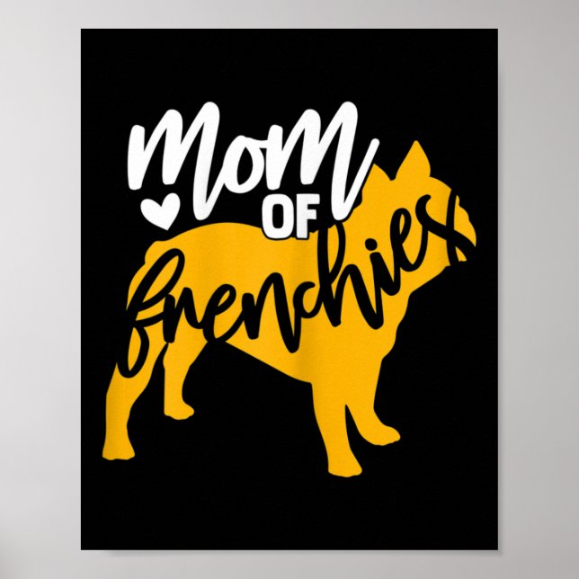 Affiche D'Un Bulldog Français 1 (Devant)