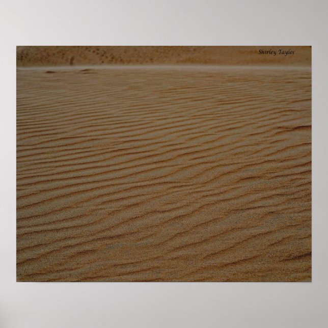 Affiche Dune de sable Abstraite par Shirley Taylor (Devant)