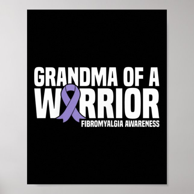 Affiche D'Une Fibromyalgie Guerrière (Devant)