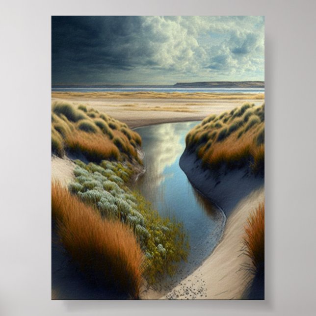 Affiche Dunes côtières néerlandaises (Devant)