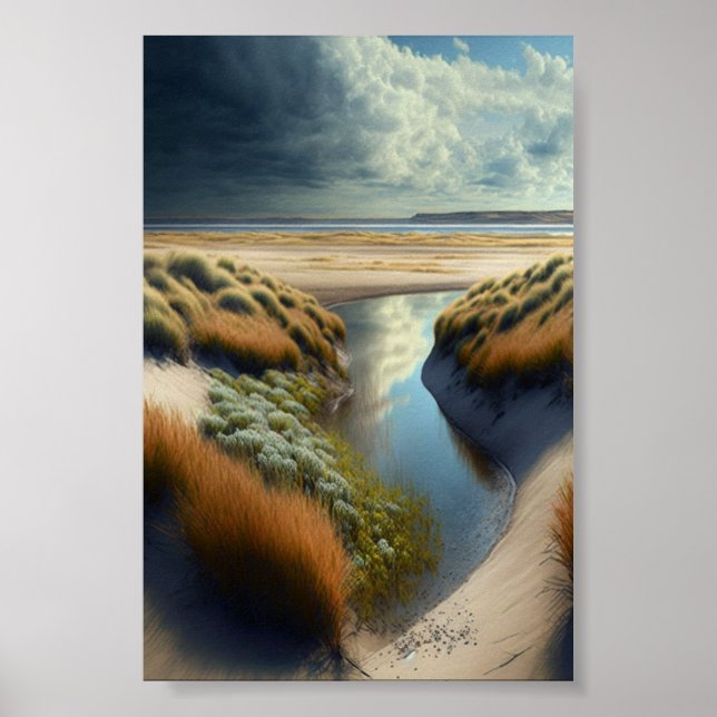 Affiche Dunes côtières néerlandaises (Devant)