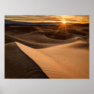 Affiche Dunes de Golden Sand, Death Valley, CA