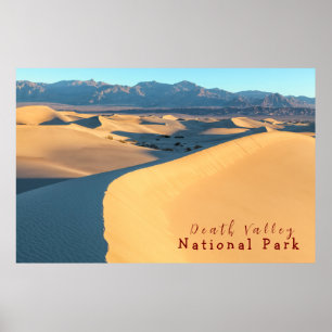 Affiche Dunes de sable de la vallée de la Mort