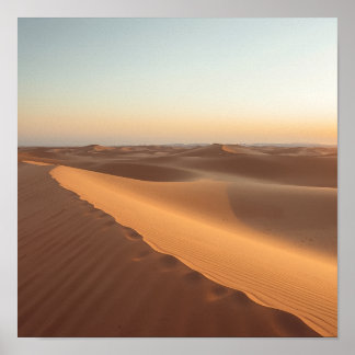 Affiche Dunes de silence du désert