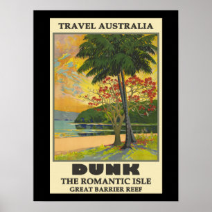 Affiche Dunk, Australie, L'Île Romantique,