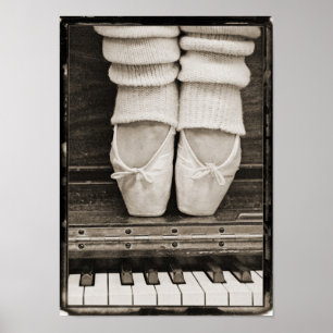 Affiche Duo de ballet de piano petit