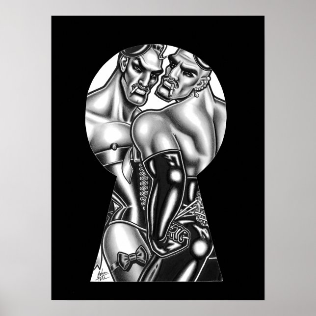 Affiche Duo/trou de clé (Devant)