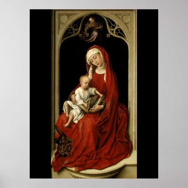 Affiche Durán Madonna - Rogier van der Weyden (Devant)