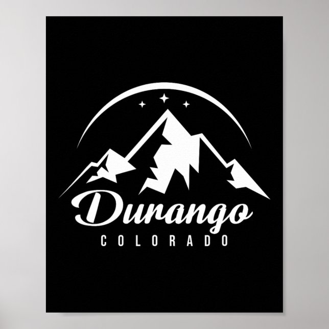 Affiche Durango Colorado Station de ski Ski Snowboard (Devant)