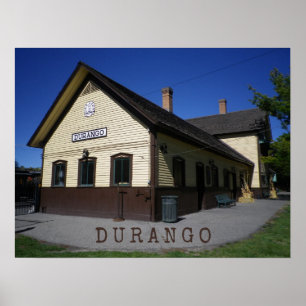 Affiche Durango & Silverton Gare Durango Colorado