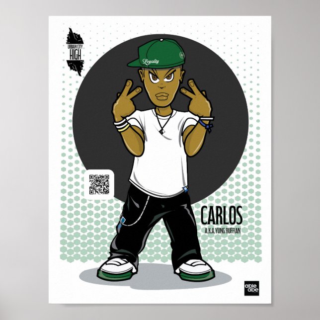Affiche d'Urban City High Carlos alias Yung Ruffia (Devant)