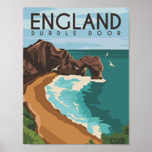 Affiche Durdle Door Angleterre Royaume-Uni Travel Place Il