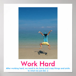 Affiche dure de demotivational de travail