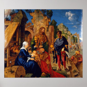 Affiche Dürer - Adoration des Mages