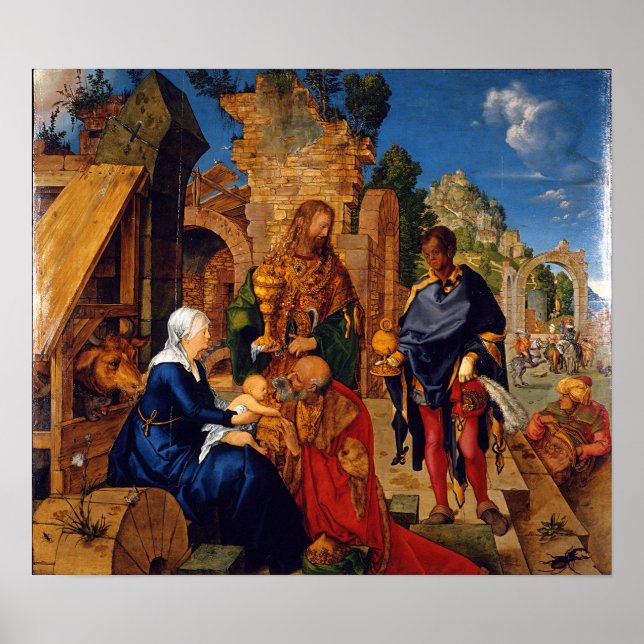 Affiche Dürer - Adoration des Mages (Devant)
