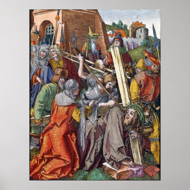 Affiche Dürer - Le Portement de Croix (Devant)