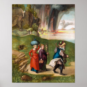 Affiche Dürer - Lot Et Ses Filles