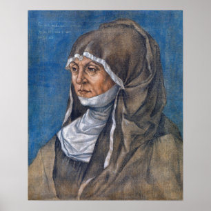 Affiche Dürer - Portrait d'une femme