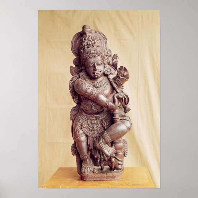 Affiche Durga, du sud de l'Inde (Devant)