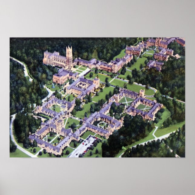 Affiche Durham North Carolina Univ. Oiseau (Devant)