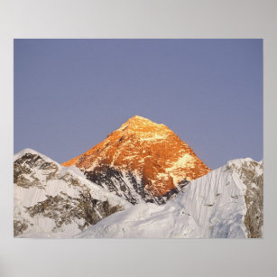 Affiche Dusk au Mont Everest, Népal