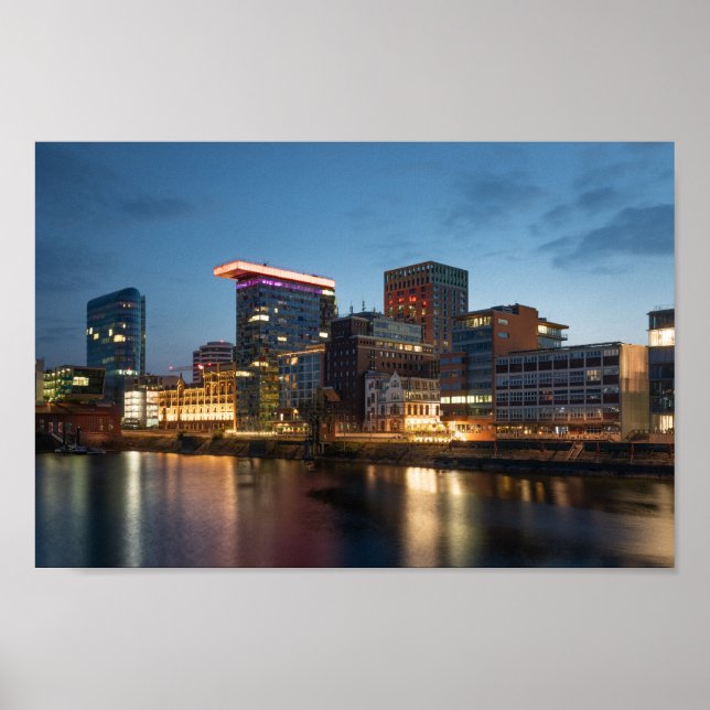 Affiche Dusseldorf Allemagne (Devant)