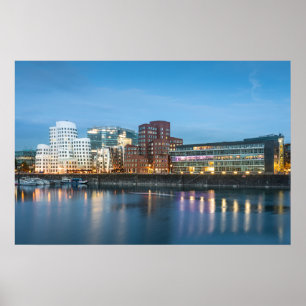 Affiche Dusseldorf Allemagne
