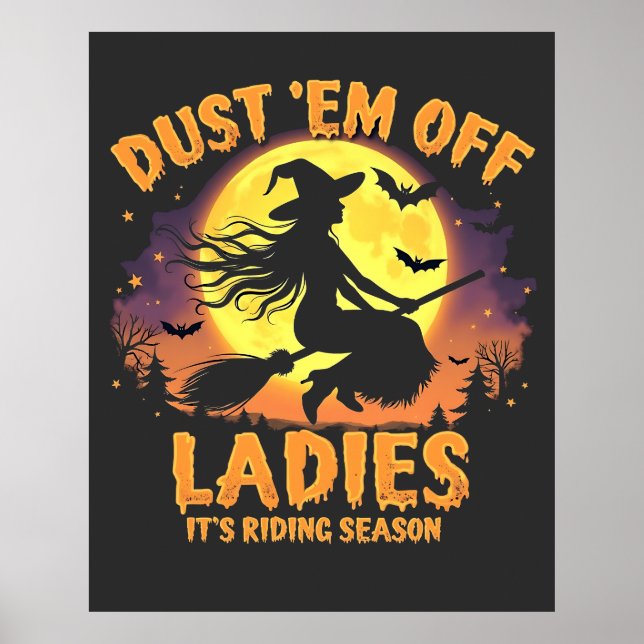 Affiche Dust Em Off Ladies C'est la saison d'équitation Ha (Devant)