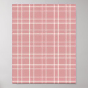 Affiche Dusty Rose En vichy