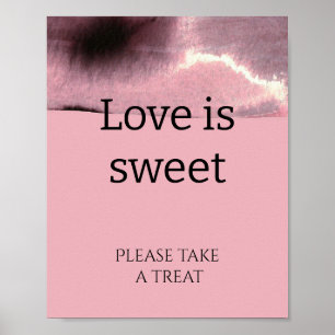 Affiche Dusty Rose L'amour moderne est douceur nuptiale