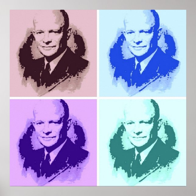 Affiche Dwight D Eisenhower (Devant)