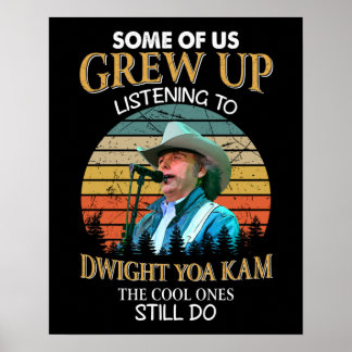 Affiche Dwight Yoakam Cadeau Les Cool Sont Toujours Vintag