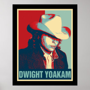 Affiche Dwight Yoakam Retro Hope Style Cadeau Pour Fans.pn