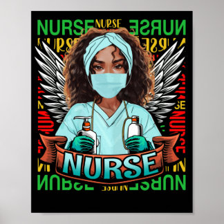 Affiche Dy Black Nurse 2022 Costume Black History Mois