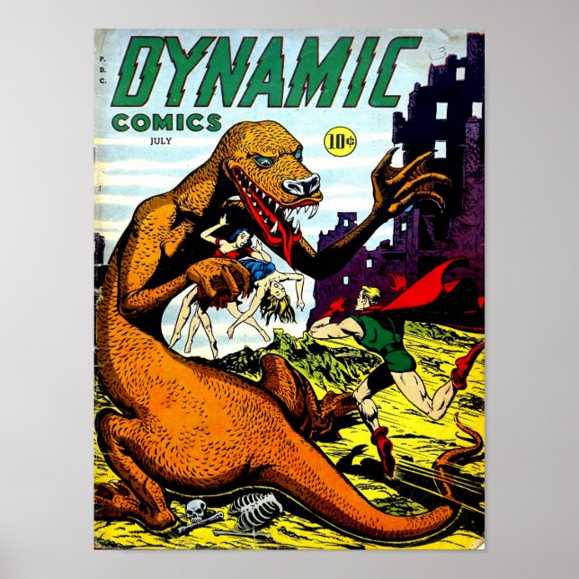 Affiche DYNAMIC COMICS Cool DYNAMIC Comic Book Cover Art (Devant)