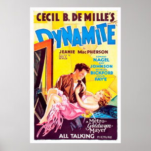 Affiche Dynamite, Cecil B. DeMille - film classique