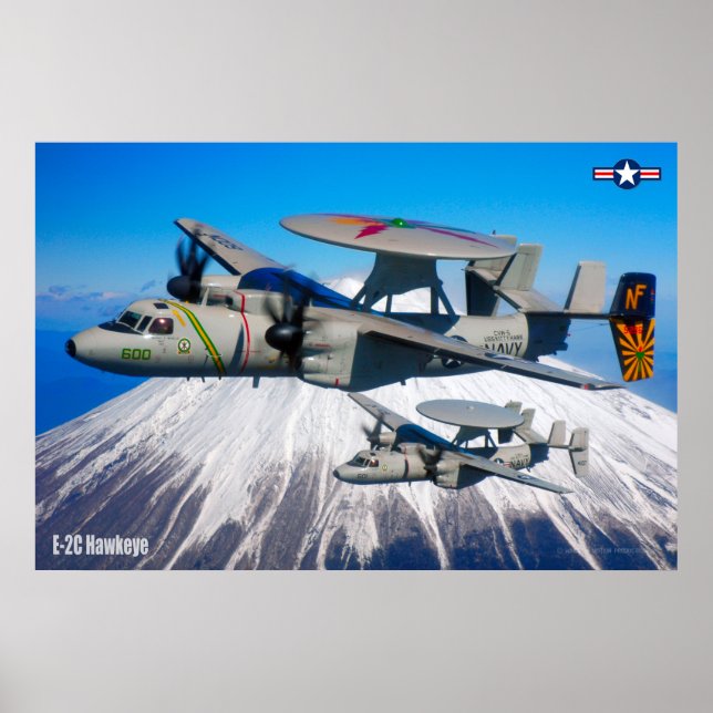 AFFICHE E-2C HAWKEYE (Devant)