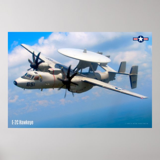 AFFICHE E-2C HAWKEYE (Devant)